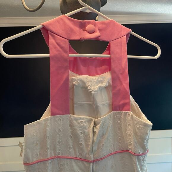 Deadstock Vintage White Eyelet Romper/Jumpsuit - S - Picture 5 of 12